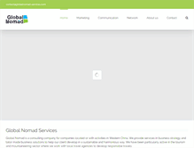 Tablet Screenshot of globalnomad-services.com